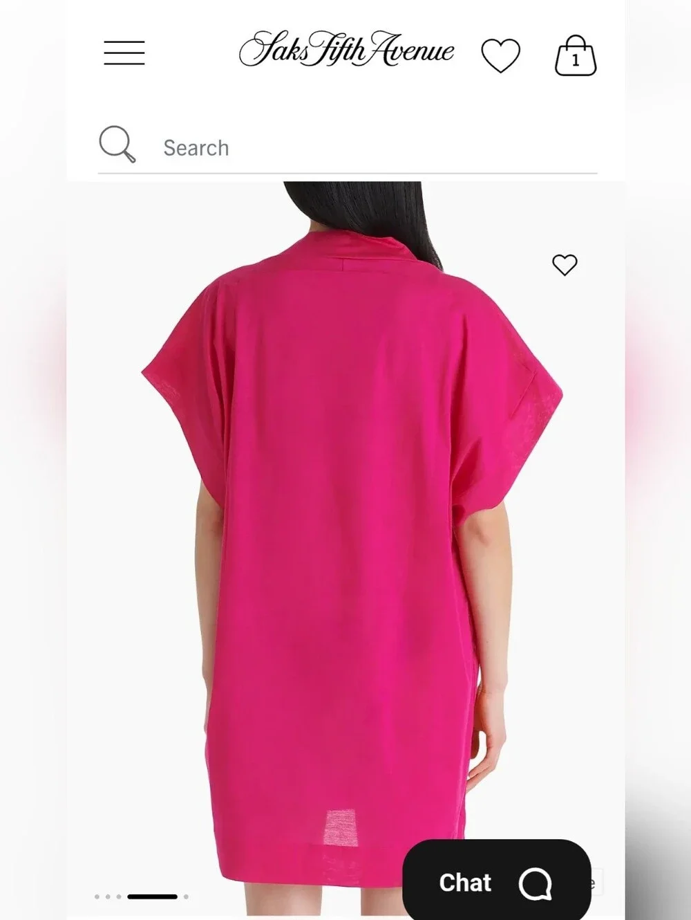 Eres Beach Tunic Swim Coverup Renee in Purple Size S/M